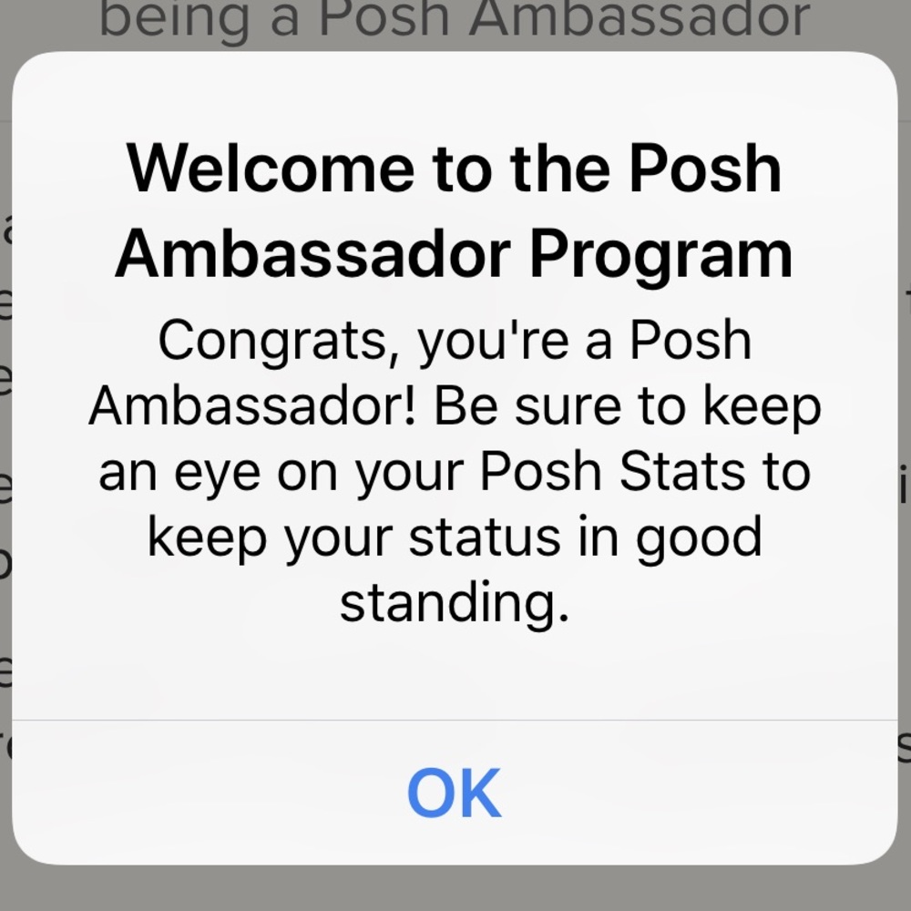 ⚡️⭐️ Posh Ambassador ⭐️⚡️